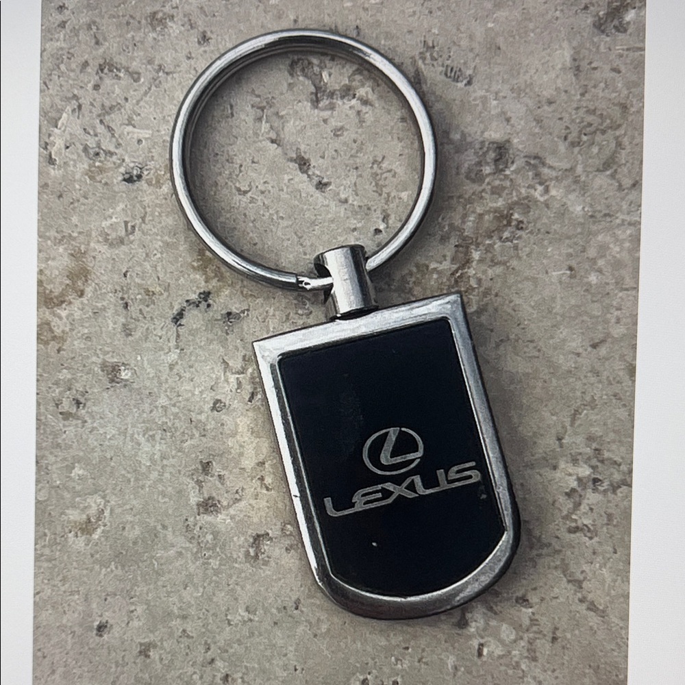 Lexus Black and Silver Keychain
